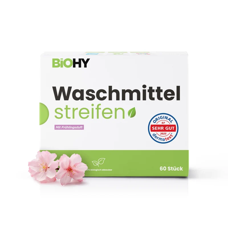 BiOHY Waschmittel Blätter mit Frühlingsduft