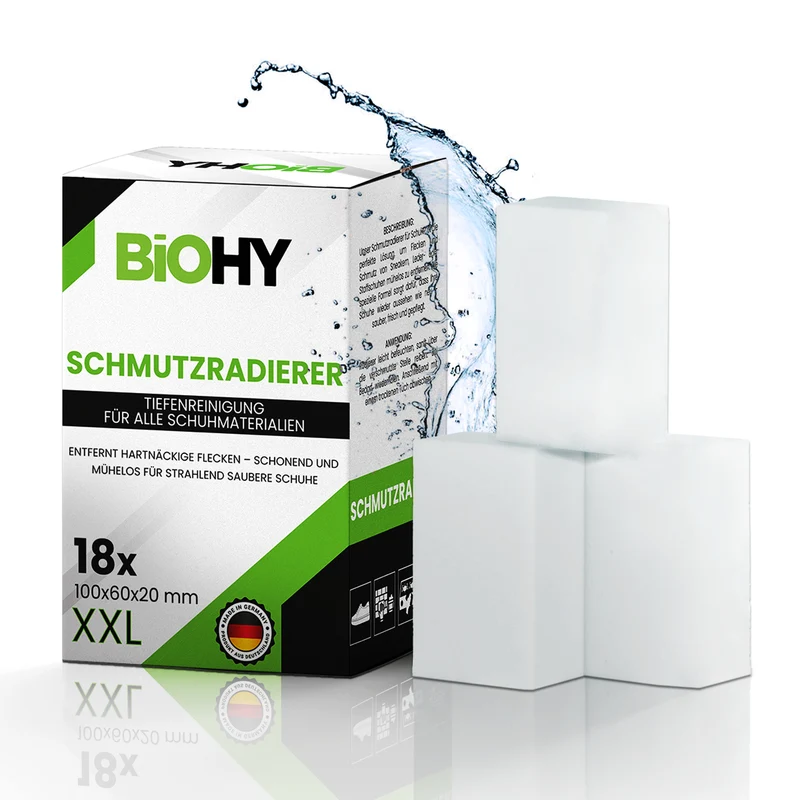 BiOHY Schmutzradierer – Zauberschwämme für Schuhe