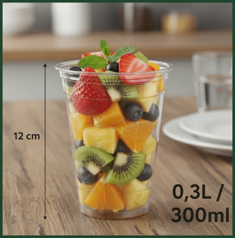 PACKEO | SMOOTHIE-BECHER | PREMIUM | 300 ml | ab 100 Stück