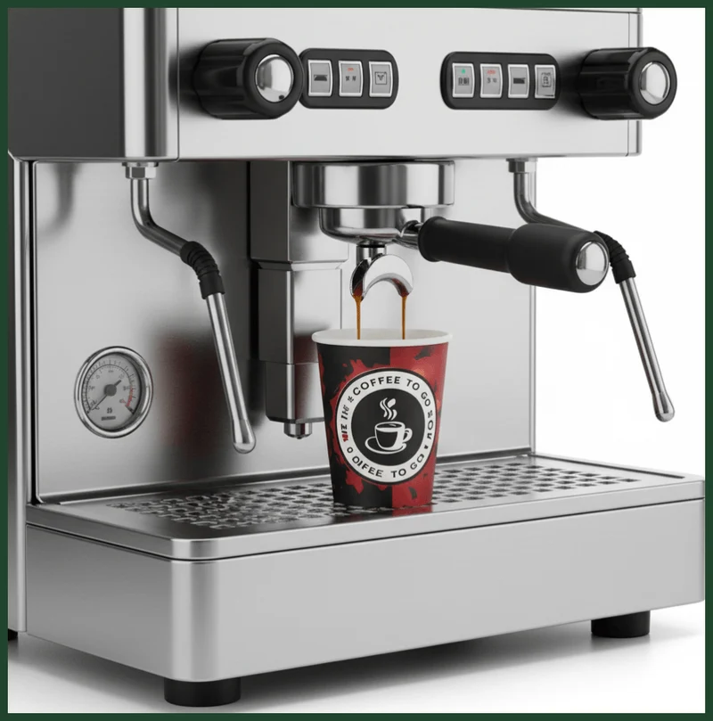 PACKEO | KAFFEEBECHER | BRAUN | 200 ml (8 oz) | ab 200 Stück